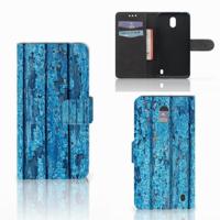Nokia 2 | Book Style Case | Wood Blue
