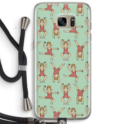 Gymboys: Samsung Galaxy S7 Edge Transparant Hoesje met koord