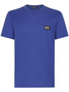 Dolce & Gabbana t-shirt DG Essentials à col rond - Bleu