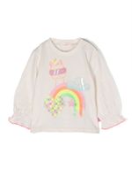 Billieblush t-shirt imprimé à manches longues - Tons neutres