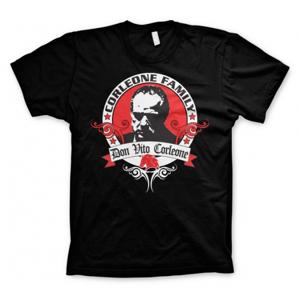The Godfather Corleone Family t-shirt - zwart - heren - katoen - herenshirt