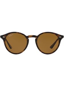 Ray-Ban lunettes de soleil à monture ronde - Marron