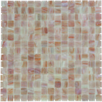 The Mosaic Factory Amsterdam Mozaiek Tegel Vierkant - Roos Glas Goud Serie 322x322 mm