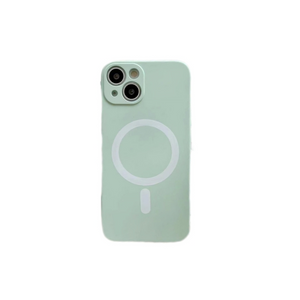 iPhone 11 hoesje - Backcover - Geschikt voor MagSafe - TPU - Mintgroen