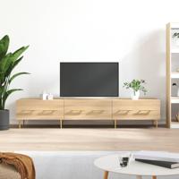 Tv-meubel 150x36x30 cm bewerkt hout sonoma eikenkleurig Tv-meubel 150x36x30 cm bewerkt hout sonoma eikenkleurig