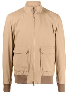 Herno veste bomber à fermeture zippée - Marron