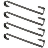 Kerstkrans deurhaak - Set van 4x stuks - 38 cm - metaal - haak - Deurkrans hanger - kerstkrans ophan