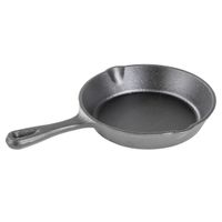 Mini serveerpannetje gietijzer steel 16 cm