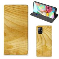 Samsung Galaxy A71 Book | Wallet Case | Licht Hout