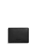 Shinola portefeuille pliant en cuir - Noir