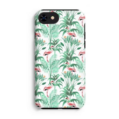 Flamingo bladeren: iPhone SE 2020 Tough Case