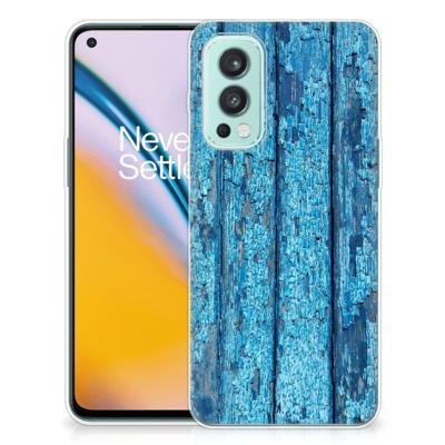 OnePlus Nord 2 5G | Bumper Hoesje | Wood Blue