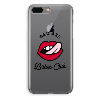 Badass Babes Club: iPhone 8 Plus Transparant Hoesje