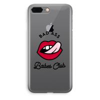 Badass Babes Club: iPhone 8 Plus Transparant Hoesje Badass Babes Club: iPhone 8 Plus Transparant Hoesje