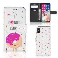 Apple iPhone X | Xs | Book Cover | Donut Roze