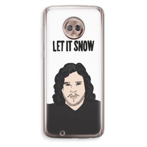 Let It Snow: Motorola Moto G6 Transparant Hoesje