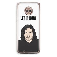 Let It Snow: Motorola Moto G6 Transparant Hoesje