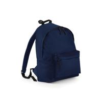 School/sport rugtas met voorvak - navy blauw - Rugzak vrije tijd - Schooltas - Gymtas - 18 Liter