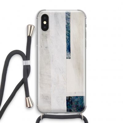 Meet you there: iPhone X Transparant Hoesje met koord
