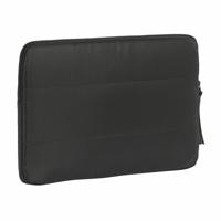 Laptophoes Moos Gestoffeerd 14'' Zwart (34 x 25 x 2 cm)