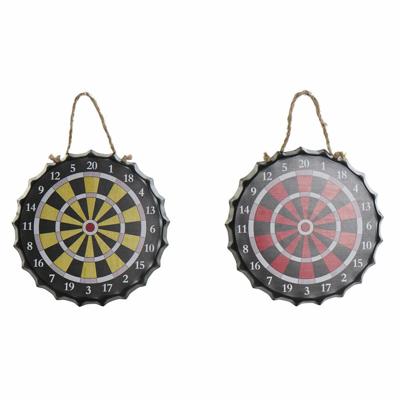 Wanddecoratie DKD Home Decor Ijzer (22 x 2 x 22 cm) (2 pcs)