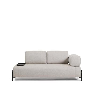 Kave Home 2-zits Bank 'Compo' Met Blad, kleur Beige