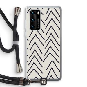 Marrakech Arrows: Huawei P40 Transparant Hoesje met koord