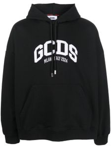 GCDS hoodie Lounge Logo à logo - Noir