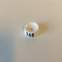 MB wit/zwart 168 voor op kledinghanger