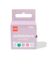 HEMA Sluitstickers monsters - 100 stuks
