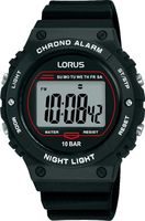 Lorus R2313PX9 Horloge Digitaal siliconen zwart 40 mm - thumbnail