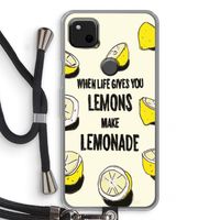 Lemonade: Pixel 4a Transparant Hoesje met koord