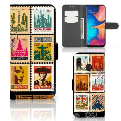 Samsung Galaxy A30 | Flip Cover | Postzegels
