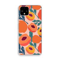 Perzik: Pixel 4 Transparant Hoesje