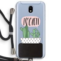 I love cacti: Samsung Galaxy J5 (2017) Transparant Hoesje met koord