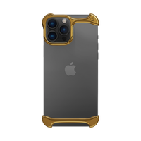 Arc Pulse - Dubbelzijdige  Titanium Bumper Case - iPhone 13 Pro - Goud - thumbnail