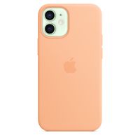 Apple origineel Silicone MagSafe Case iPhone 12 Mini Cantaloupe - MJYW3ZM/A - thumbnail