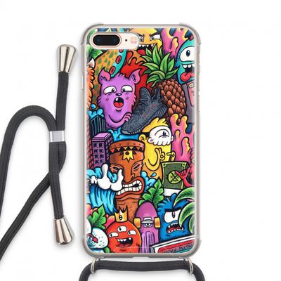 Vexx Mixtape: iPhone 7 PLUS Transparant Hoesje met koord