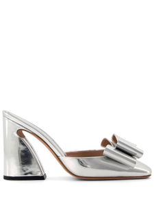 Giambattista Valli mules Pop-Bow 100 mm - Argent
