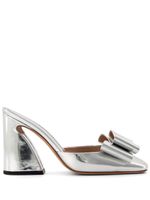 Giambattista Valli mules Pop-Bow 100 mm - Argent