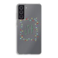 It's Lit: Samsung Galaxy S21 FE Transparant Hoesje