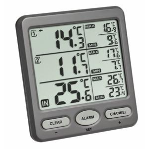 TFA-Dostmann 30.3062 Binnen/buiten Temperatuursensor Vrijstaand Draadloos