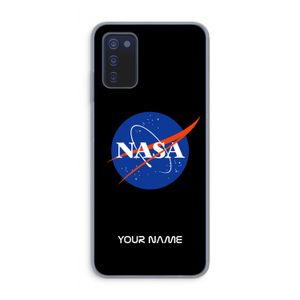 NASA: Samsung Galaxy A03s Transparant Hoesje