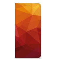 Stand Case voor OPPO Reno8 Polygon Red - thumbnail