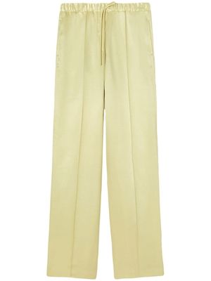Jil Sander pantalon à fini brillant - Tons neutres