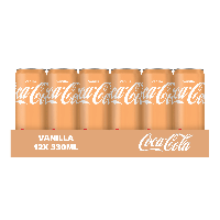 Coca-Cola vanilla blik (24x 33cl) (kopie)