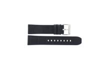 Horlogeband Universeel 83619-06-22-C / + Lugs Leder/Kunststof Blauw 22mm
