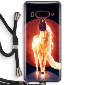 Last Unicorn: HTC U12+ Transparant Hoesje met koord