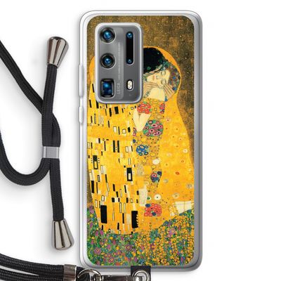 Der Kuss: Huawei P40 Pro Plus Transparant Hoesje met koord