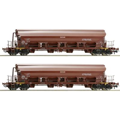 Roco 6600125 H0 2-delige set zwenkdakwagens van de DR